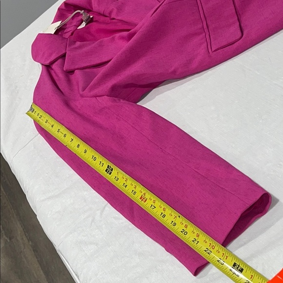 A New Day Women's Hot Pink Blazer jacket size small oversized fit two button NEW - Picture 12 of 14